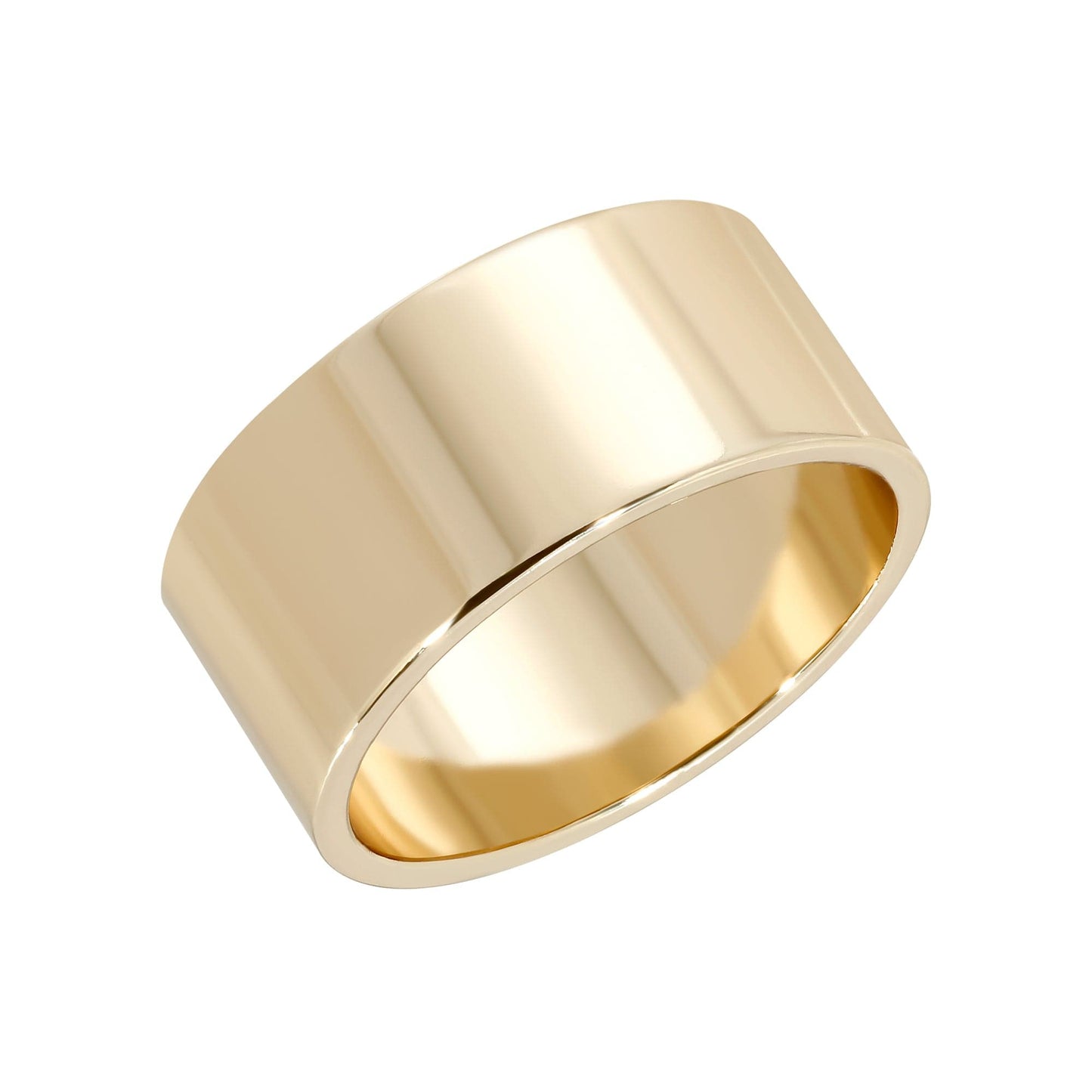 9.5MM Flat Ring – A Bold Statement in Brass